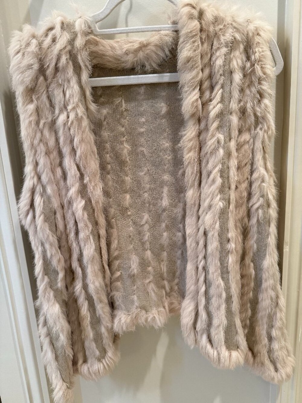 Metric Knits Fur Collection Vest